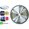 globex DISCO 40 DENTI PER DECESPUGLIATORE TUNGSTENO WIDIA GLOBEX 255 MM