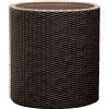 Keter Vaso da Fiori Keter Rotondo 36 cm Marrone o Antracite Cylinder Planter M