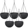 Keter Hanging Sphere Planter antracite x5 - Vaso sospeso