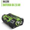 EGO POWER BATTERIA 2AH EGO PER MOTOSEGA SOFFIATORE DECESPUGLIATORE RASAERBA TAGLIASEPI