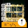 Aigostar Catena Ulivo Solare 5m 50 LED Luce Calda 8 Modalità IP65