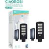Lampione Luce Stradale Led Pannello Solare Fotovoltaico + Telecomando 120W linq
