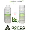 Agrida Italia Olio di Neem solubile + Sapone molle di potassio (KIT) insetticida biologico
