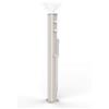 ARKEMA DOCCIA SOLARE JOLLY GO 23 LITRI IN ALLUMINIO CON DOCCETTA E NEBULIZZATORE-BIANCA