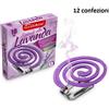 12 Confezioni 10 Zampironi Zanzare Spirali Anti Zanzare Campeggio Lavanda dfh