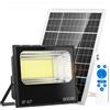 royalplus Royal Faro Led 800W 6500K Pannello Solare IP67 Crepuscolari Frontali Telecomando