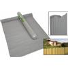 Arella Canniccio Graticcio In Pvc Grigio 1,5mtx3mt Esterni Recinzione dfh