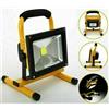 Faro Led Ricaricabile 50w Faretto Batterie Luce Fredda Portatile sus