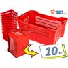 Amocom 5 → CASSETTE AGRICOLE Fondo CHIUSO Impilabili - 40 Lt Raccolta Uva Frutta OLIVE