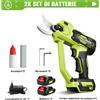 ONEGREEN Potatore a batteria 30mm 21V cesoie da giardino cesoie per alberi cesoie arbusti
