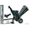 WORTEX BIOTRITURATORE cippatore BENZINA WORTEX CHIPPER D420 L MOTORE LONCIN G 420 120mm