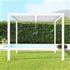 VivaGarden Pergola Bioclimatica da Esterno in Alluminio 4x4x2,5 mt Bianco VivaGarden