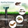 REPELLENTE ULTRASUONI PER TALPE SCACCIATALPE RODITORI MAURER CARICA SOLARE