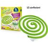 12 Confezioni 10 Zampironi Zanzare Spirali Anti Zanzare Campeggio Citronella dfh