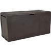 Keter Cassapanca Baule da Esterno Keter SAMOA Panca Effetto Rattan 270 LT 150 Kg