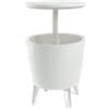 Keter Tavolino Cool Bar Portaghiaccio Bianco 49,5 x 84,5 x 49,5 Cm