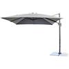Cosma OMBRELLONE GIARDINO PALO GIREVOLE ALLUMINIO GRIGIO 3X3 ANTIVENTO MOD. NEWTON