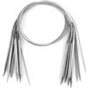 Qwork Ferr Stuff Circolari 8 Pezzi In Acciaio Da Maglia Lavoro Crochet