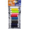 Set 10 Pezzi Bobine Filo Cotone Rotoli Rocchetti Macchina Da Cucire Colorato dfh