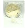 50 Veli Tulle Per Bomboniere Tondo Organza Bianco Feste Bomboniere Confetti hmj