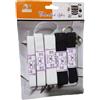 Set 5 Pezzi Elastico Biancheria Cucito Sarta Mutande Vestiti Bianco Nero dfh