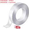 Nastro Biadesivo Nano Tape Impermeabile Trasparente Extra Forte 10 metri x 5 cm