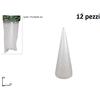Set 12 Pezzi Coni Cono In Polistirolo Per Decorare Decoupage 25cm bal