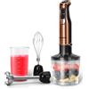 AIGOSTAR FRULLATORE IMMERSIONE MINIPIMER 4 IN 1 MULTIFUNZIONE 1000WATT AIGOSTAR