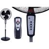 Ventilatore A Piantana Con Telecomando 55w 40cm 3 Velocità bal