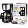 Aigostar Macchina Caffè Americano 1000W 1.25L Anti-Goccia Spegnimento Auto