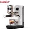 HiBREW Macchina Caffè Espresso 20 Bar HiBREW H11 | Inox Slim | Cialde ESE e Macinato
