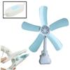 Ventilatore a Pinza Da Scrivania Ufficio Tavolo Con Doppio Snodo 5 Pale hsb
