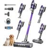 X18 Aspirapolvere Senza Fili 60Kpa/650W/80Min, 8-In-1 Scopa Eletrica Verticale A