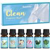 SALKING Oli Essenziali Pulito per Diffusori 6x10ml Set di Olio Essenziale Puri