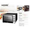 Forno Fornetto Elettrico 2000 Watt 48 Litri Luce Interna Timer Hoomei Hm-5248