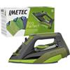 Imetec Ferro stiro vapore 2400W Ceramica ECO PERFECT Verde e Grigio 9017