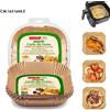 Carta Forno Per Friggitrice ad Aria Forno Microonde 50pz 16cm Quadrata dfh
