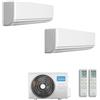 MIDEA CLIMATIZZATORE INVERTER DUAL SPLIT 18 EXCLUSIVE CON INTERNE 9+9 WIFI