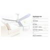 hoomei Ventilatore 3 Pale Da Soffitto 142 Cm 65 Watt 5 Velocita' sus