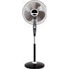 Concord Ventilatore Oscillante A Piantana 40W in ABS Ø 40 cm 3 Velocità c. Timer Elegant