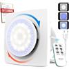 Aspiratore bagno 100mm LED, telecomando, 6 velocità, silenzioso