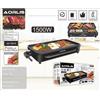 Griglia Elettrica AORLIS 1500W Barbecue AO-78275 Cottura Rapida Antiaderente