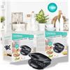 Tostiera Piastra Fornetto Piastra Sandwich Maker Macchina Toast Panini 750W linq