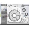 HOOMEI HM-8215 Ventilatore Box Fan 28cm 45W Silenzioso ECO Protezione