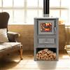 Blist STUFA A LEGNA 7,2KW BLIST ACCIAIO RISCALDAMENTO CASA CON PORTALEGNA CAMINO TERMO