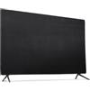 N/A Elegante Cover Monitor Nero Argento per TV 43 49 55 Pollici e Monitor PC
