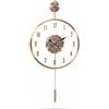 Orologio a Muro in Ottone Al Quarzo Orologio da Parete con Pendolo Grande