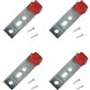 Swivel Caster Morsetti direzionali per ruote mobili casa ruote per ruote per ruote stabilità