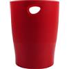 Does not apply 45324D Cestino Gettacarta, Rosso Scuro Trasparente, 26.3 X 26.3 X 33.5
