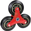 UTENSILERIA 1PZ RUOTA GOMMA PIENA CARRELLO PER SCALE Ã¸ MM 160 X 20 (SET 3 RUOTE):